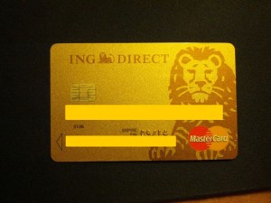 Carte bancaire ING Direct après 3 ans